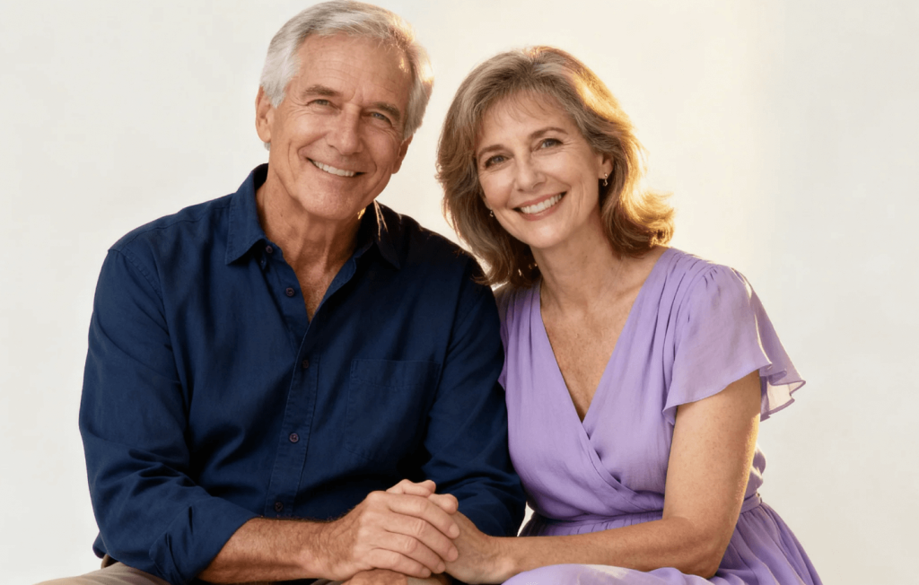 senior couple over 50